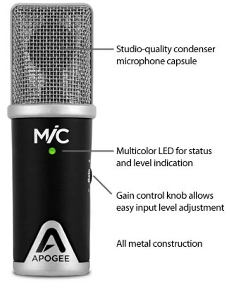 Микрофон Apogee Mic USB цена