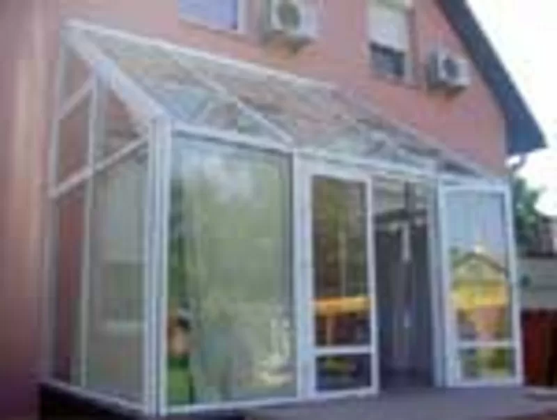 Остекление на основе алюминиевого профиля 4