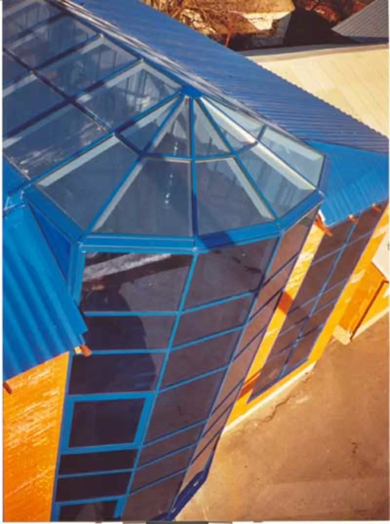 Остекление на основе алюминиевого профиля 6