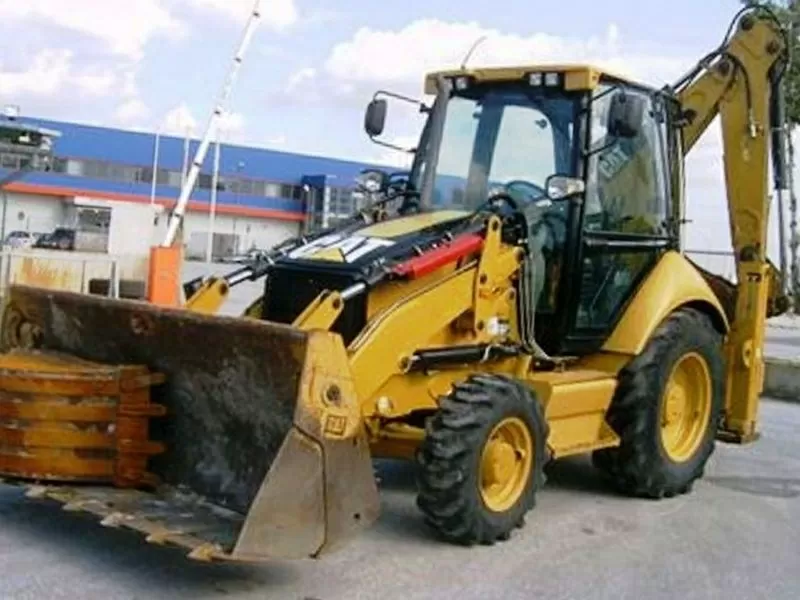 CAT 428E Экскаватор- Погрузчик 3