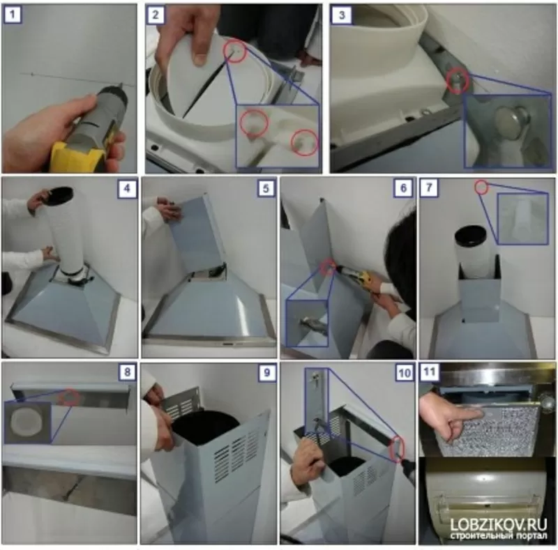 Квалифицированный мастер по установке кухонной вытяжки 