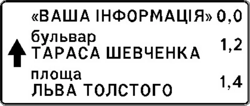 Реклама на дорожных знаках,  знаки индивидуального проектирования  5