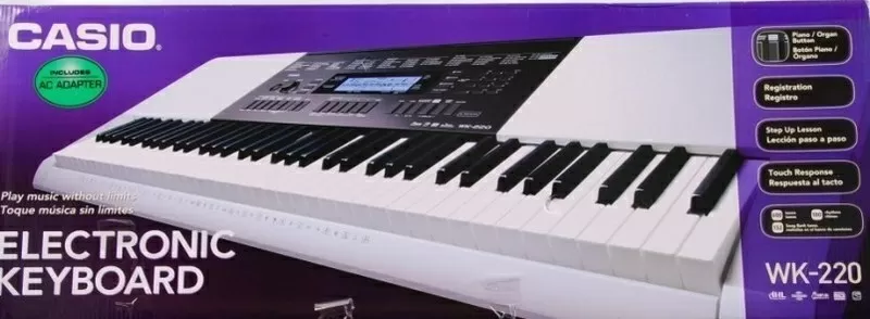 CASIO WK-220 Синтезатор с обучающей системой цена 3900