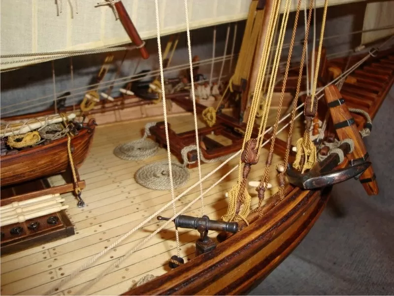 Продам модель - копию парусного судна 18 века(Pinca genoveza) 6