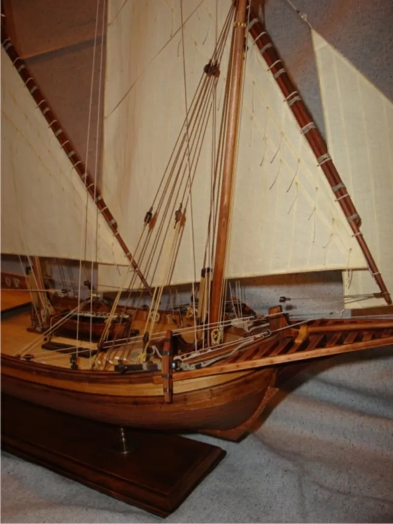 Продам модель - копию парусного судна 18 века(Pinca genoveza) 7