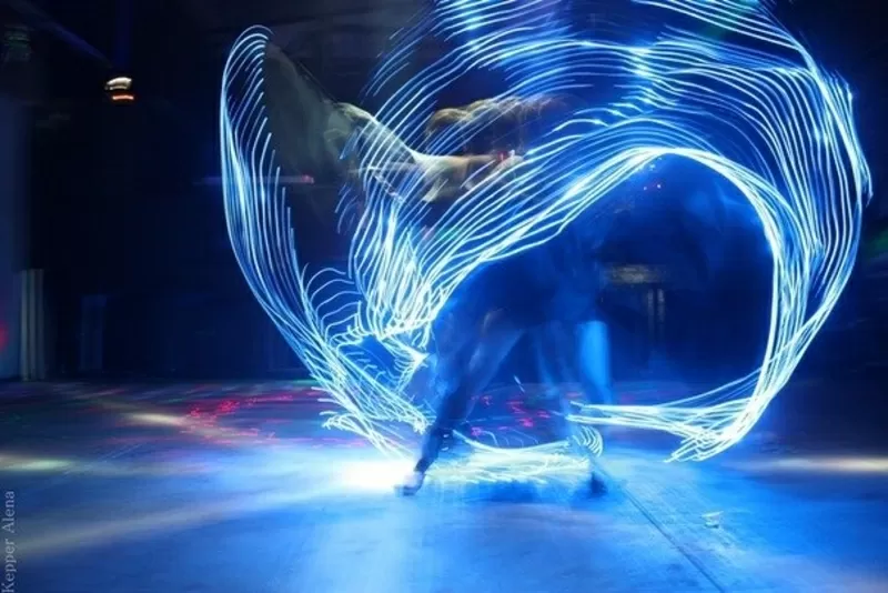 Огненное, светодиодное и пиротехническое шоу от команды