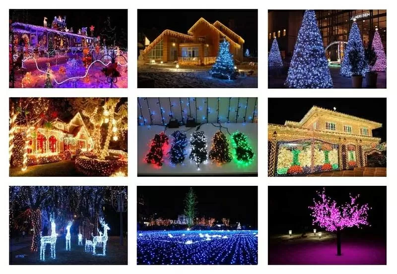 Новогоднее оформление Киев, Новогодняя иллюминация домов Киев 2