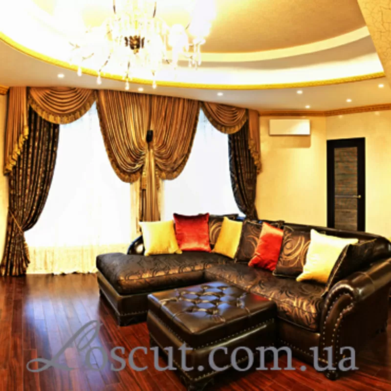 Заказать шторы Киев. Пошив штор, покрывал, чехлов. Дизайн штор. 3