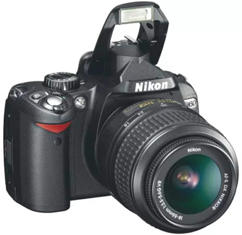 Nikon d60+kit 18-55+флешка на 4гб 5