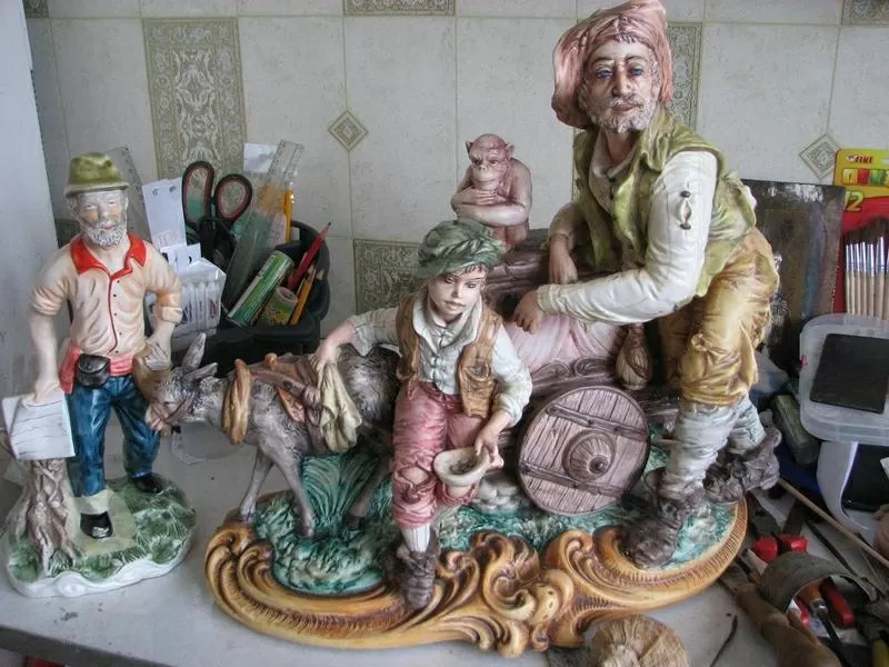 Ремонт декоративных изделий из керамики,  фарфора,  композитных материалов. 5