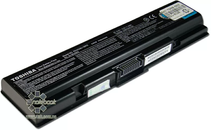 Батарея для ноутбука Toshiba A200 11.1V 4000mAh (44Wh) оригинальная 2