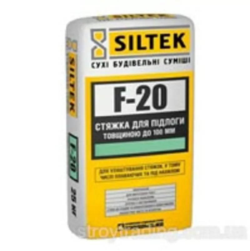 Стяжка для пола - Siltek F-20