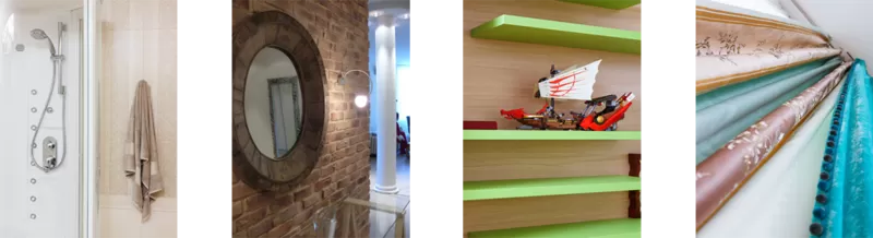 Навеска карнизов, люстр, бра, полок, картин и фотографий, кронштейнов