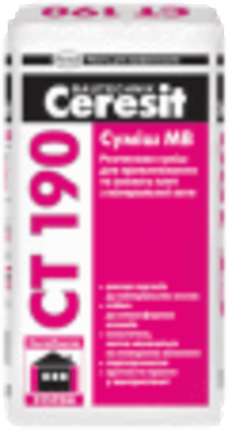 Ceresit ct-190 Клей для плит из минеральной ваты - 94, 00 грн / (27кг)