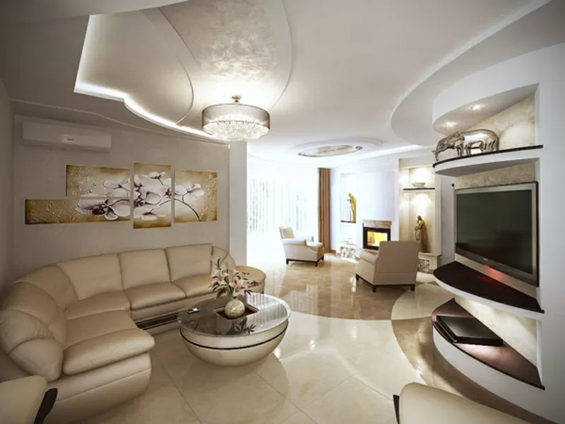 Дизайн интерьера квартир Киев, дизайн проекты квартир, домов