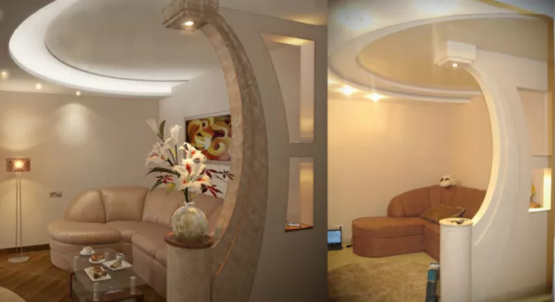 Дизайн интерьера квартир Киев, дизайн проекты квартир, домов 5