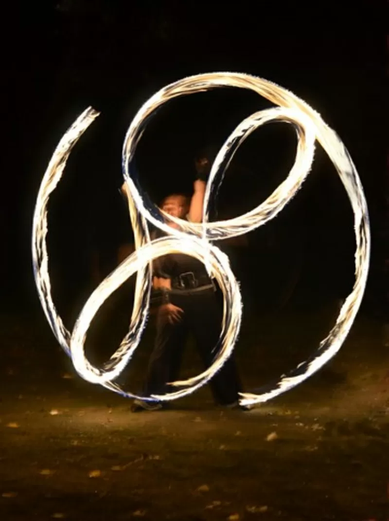 Огненное шоу, светодиодное шоу в Киеве 3