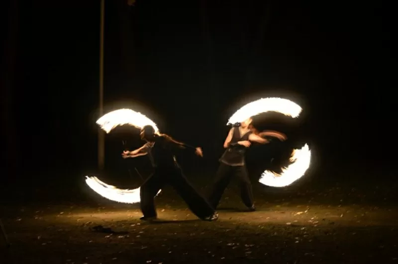 Огненное шоу, светодиодное шоу в Киеве 4