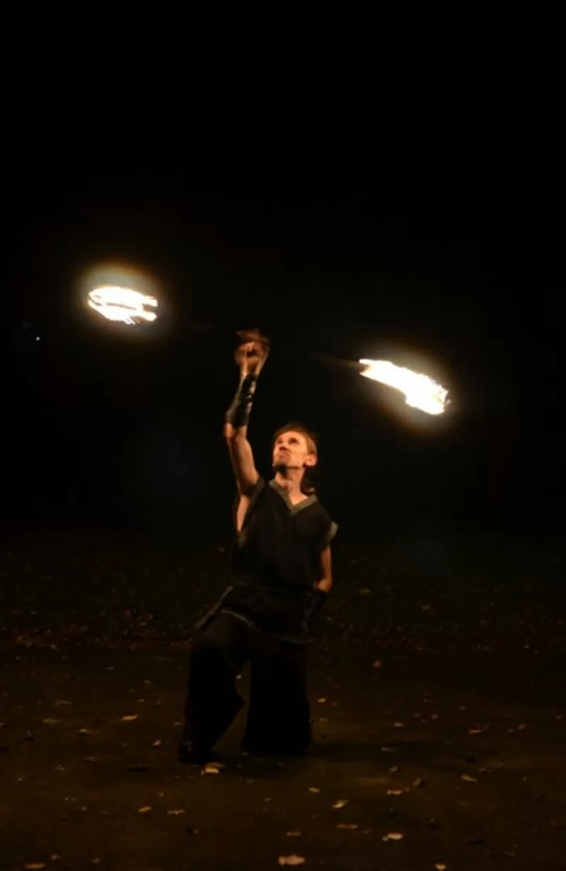 Огненное шоу, светодиодное шоу в Киеве 5