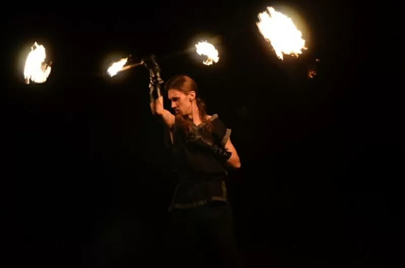 Огненное шоу, светодиодное шоу в Киеве 7