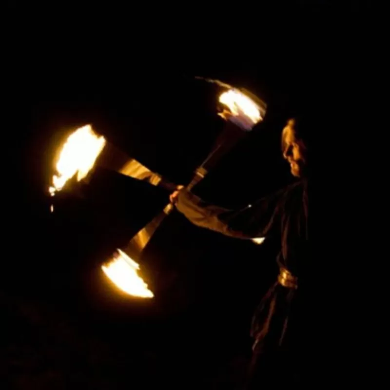 Огненное шоу, светодиодное шоу в Киеве 11