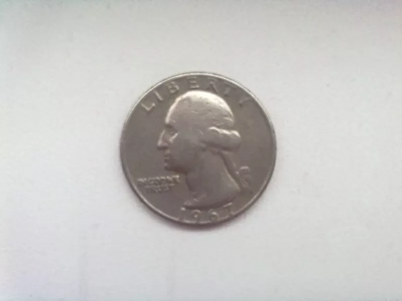 Монета Quarter Dollar LIBERTY 1967 года  