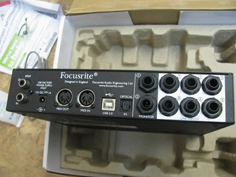 Продам аудио интерфейс Focusrite Scarlett 18i6 2