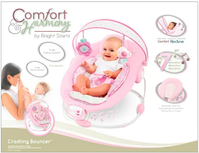 Bright Starts 7168 шезлонг Comfort & Harmony Florabella Fashion 4