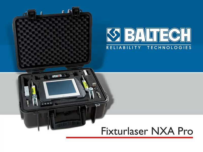 BALTECH – соосность и выверка геометрии механизмов Fixturlaser NXA Pro 5