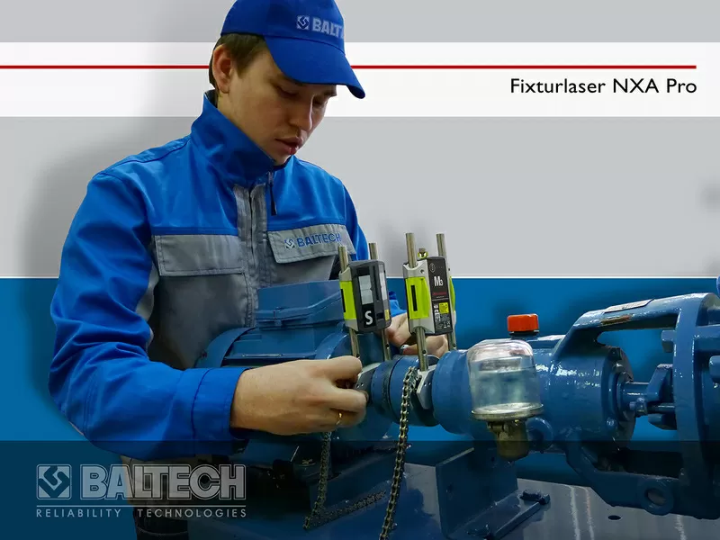 BALTECH – центровка насосов новой системой Fixturlaser NXA Pro 2