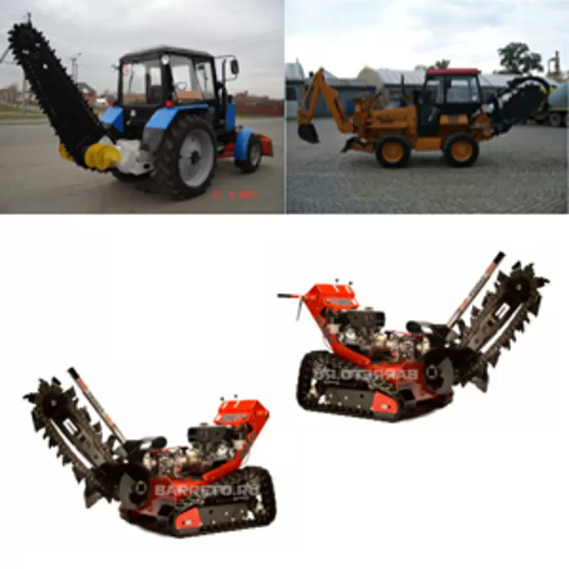 Предприятие предлагает услуги и аренду спецтехники БАРА: (траншеекоп