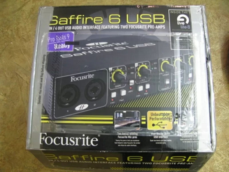 Продам звуковую карту Focusrite Saffire 6 USB 3