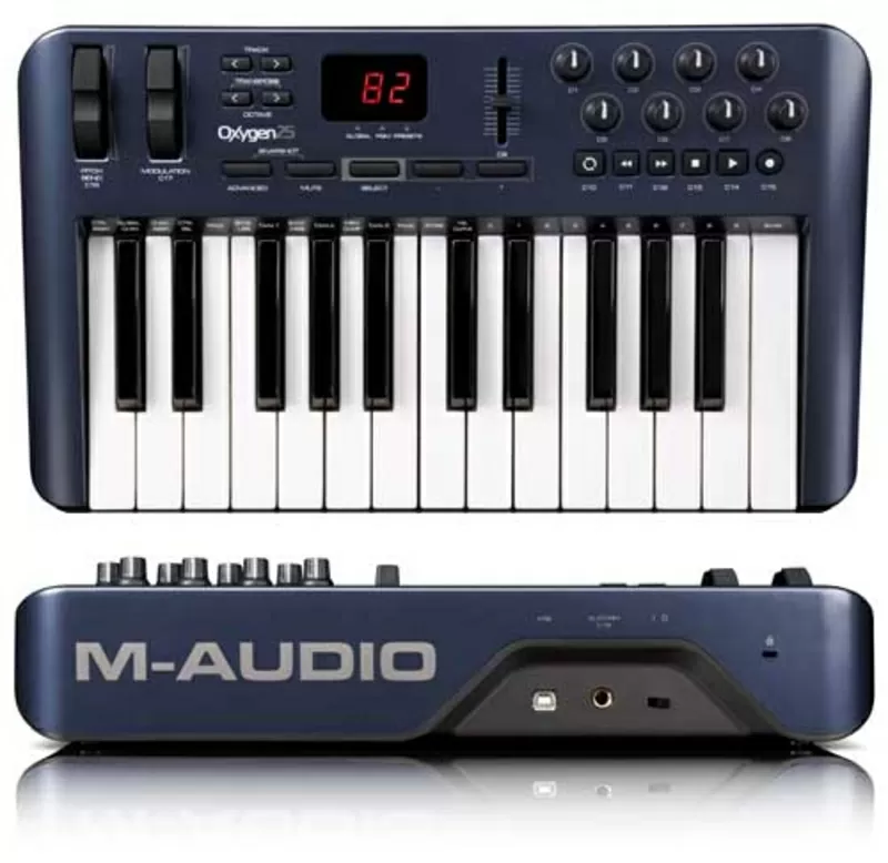 M-audio Oxygen 25 MKII – миди-клавиатура  dj оборудование