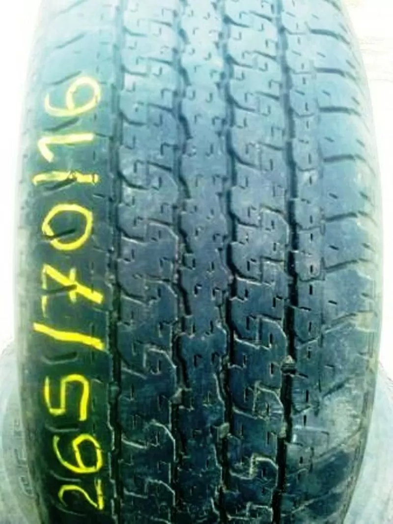 Шины,  Б/У , Bridgestone Dueler h/t 265/70R16 112S,  4штуки,  