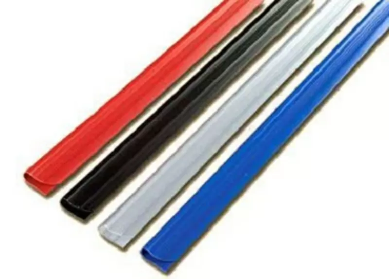 Пластиковая пружина d 10мм (белый,  красный,  черный,  синий) уп./100 шт.