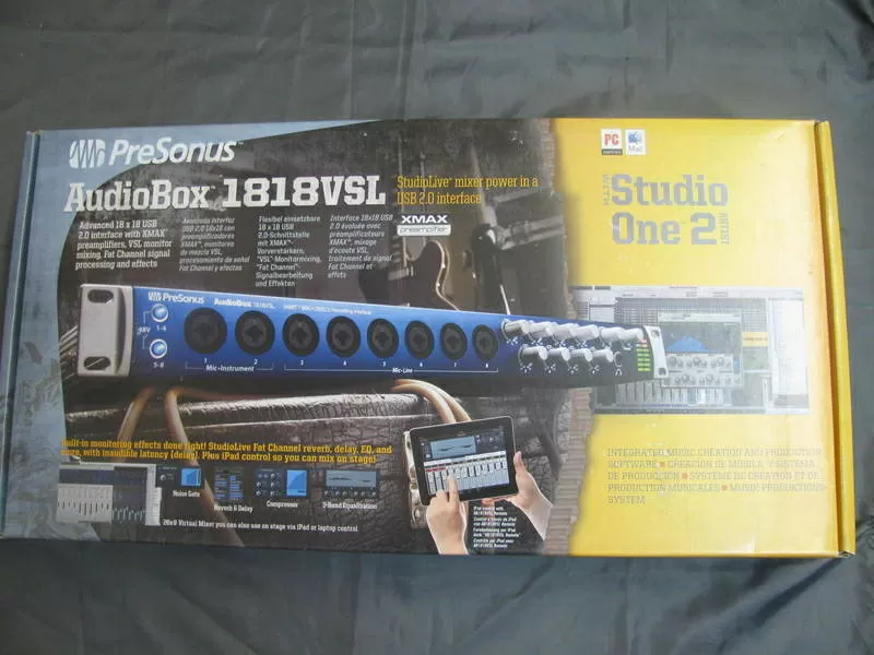 Продам звуковую карту Presonus Audiobox 1818VSL