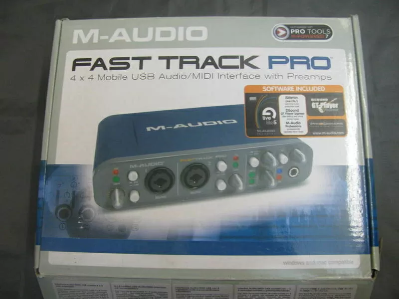 Продам звуковую карту M-Audio Fast Track Pro