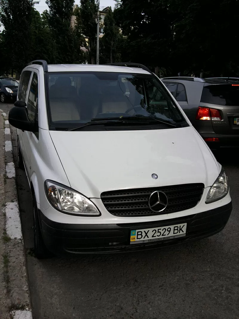 ПЕРЕВОЗКА ПАССАЖИРОВ И МЕЛКИХ ГРУЗОВ НА MERCEDES VITO 2008 г 2