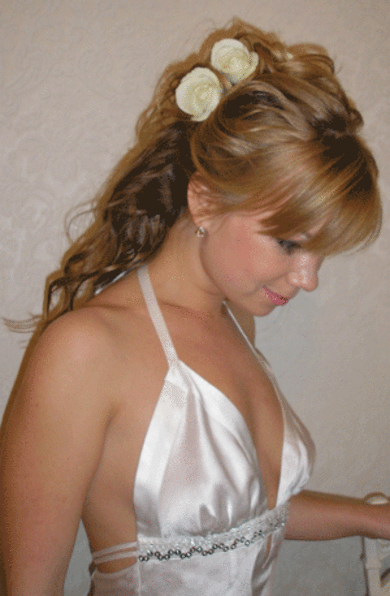 Визаж и прическа для свадьбы, праздника