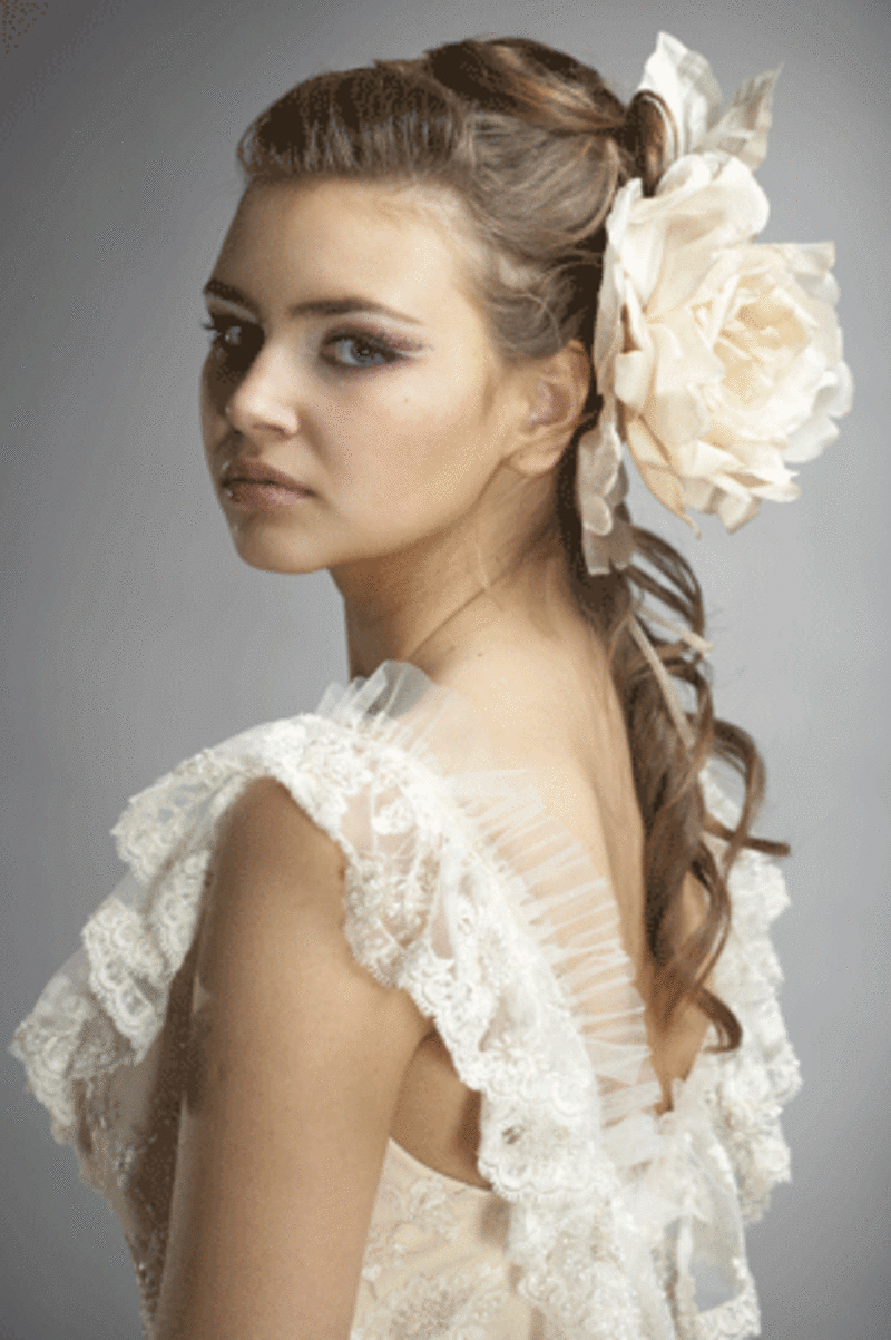Визаж и прическа для свадьбы, праздника 3