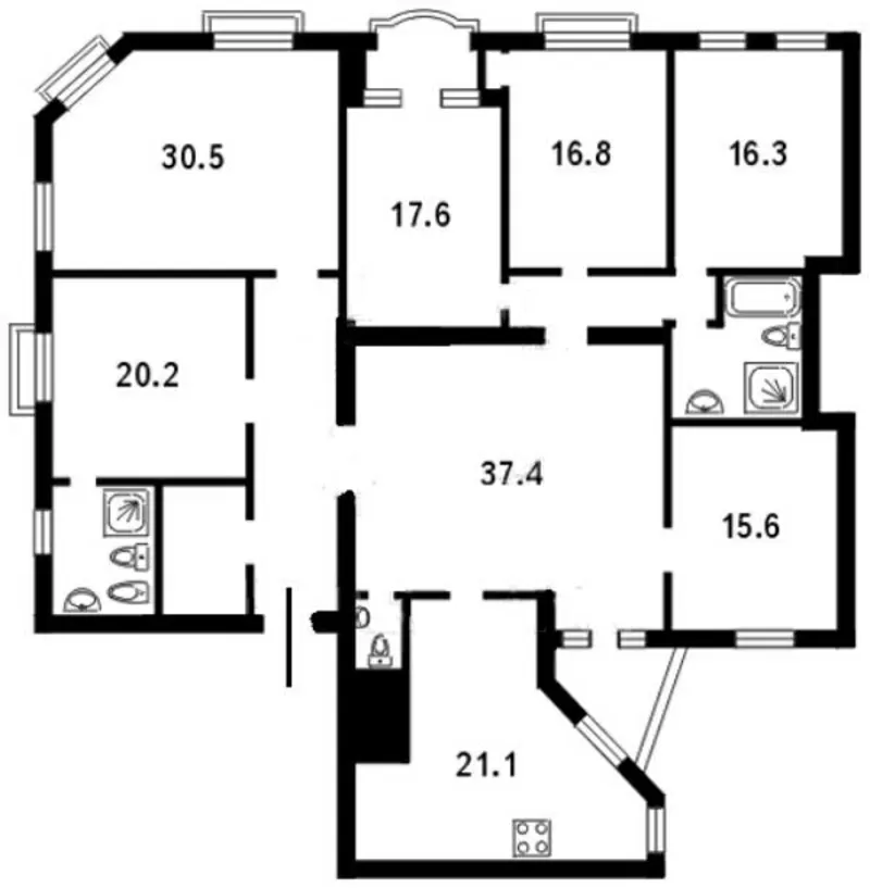 Продам,  Сдам квартиру 225 м2,  Владимирская 61/11,  дом Мороза,  Льва Толстого 11 2