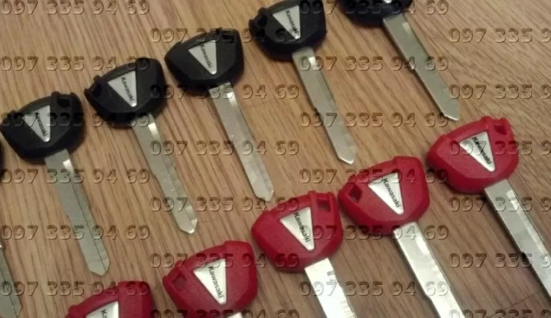 Заготовки ключей Yamaha, Kawasaki, Honda, Suzuki 6