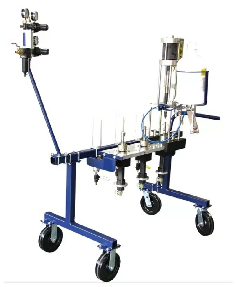 Машины MVP (США). Напыление до 6 цветов гелькоута. 2