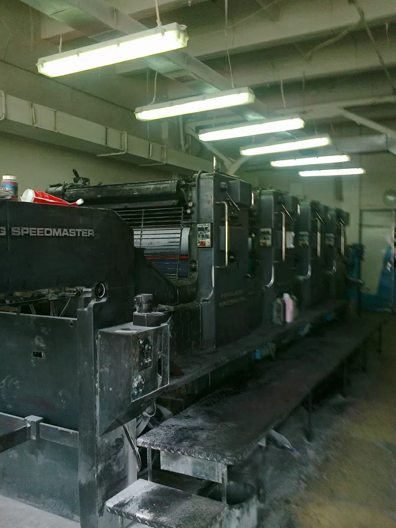 четырехкрасочная офсетная печатная машина Гейдельберг 102-4