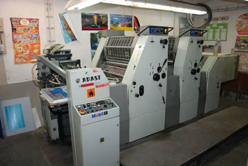 двухкрасочная печатная офсетная листовая машина форматом А2