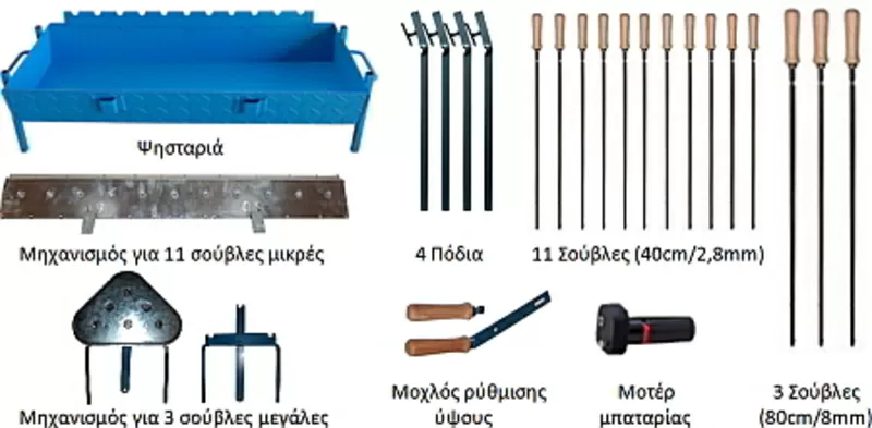 Мангал с электроприводом 2