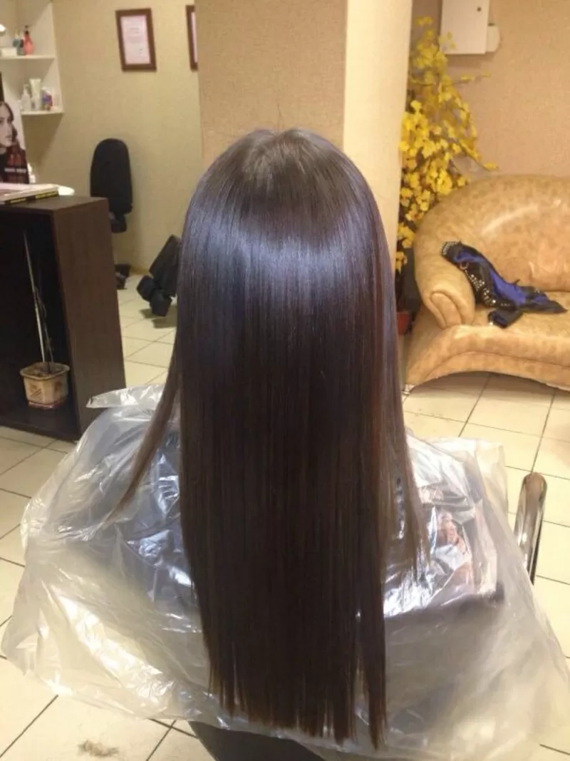 Кератиновое выпрямление волос овсго 900грн 2