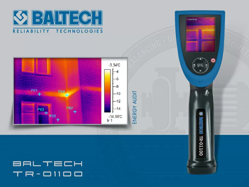 Недорогой тепловизор,  BALTECH TR-01100,  энергоаудит