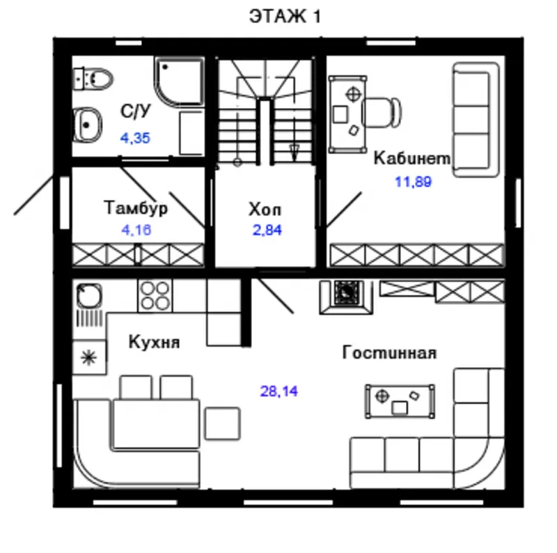 Продам отличный дом в с. Малая Александровка! 2х этаж. дом 110 кв.м.! 3