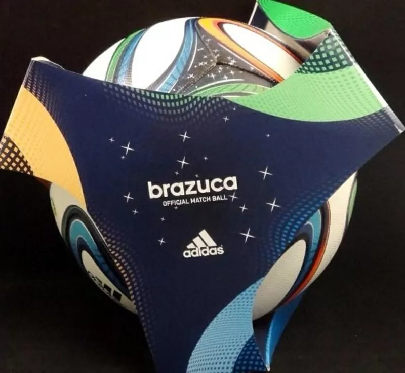 Футбольный мяч Adidas Brazuca, Адидас Бразука арт.G73617 купить в Киеве 2